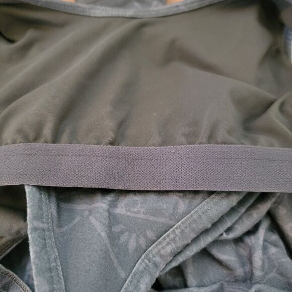 Prana Gray Dress Sz Medium Athletic Gorp Granola Shelf‎ Bra Racerback Round Neck - Picture 5 of 12